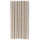 20th Century Striped Vintage Handmade Turkish Kilim Made of Natural Beige and Brown Wool. 4.4 x 9.2 Ft (133 x 278 cm)
