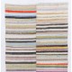 Late 20th Century Turkish Kilim (Flat-weave) with Striped Design. Flat-Woven Cotton Rug. 4.6 x 10 Ft (140 x 304 cm)
