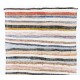 Lovely Multicolored Striped Double Sided Kilim, Vintage Handwoven Rag Rug. 5 x 9.6 Ft (152 x 290 cm)
