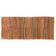 Banded Handwoven Vintage Turkish Wool Runner Kilim for Hallway Decor. 5.3 x 11.9 Ft (160 x 360 cm)