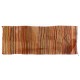 Multicolored Banded Handwoven Vintage Turkish Wool Runner Kilim for Hallway Decor. 5.3 x 12.8 Ft (160 x 390 cm)