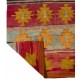 Striped Handwoven Vintage Turkish Double Sided Runner Kilim for Hallway Decor, 100% Wool. 5.6 x 11.6 Ft (170 x 352 cm)