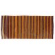 Striped Handwoven Vintage Turkish Double Sided Runner Kilim for Hallway Decor, 100% Wool. 5.8 x 12.6 Ft (174 x 384 cm)