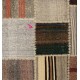 Contemporary Handmade Patchwork Kilim Rug, Flat-Weave Floor Covering. 5.9 x 8.4 Ft (177 x 255 cm)