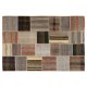 Contemporary Handmade Patchwork Kilim Rug, Flat-Weave Floor Covering. 5.9 x 8.4 Ft (177 x 255 cm)