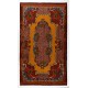 Bessarabian Vintage Hand-Woven Moldovian Wool Kilim, Unique Floral Pattern 50 years old Kilim Rug. 6 x 10 Ft (180 x 303 cm)
