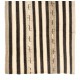 Multicolored Vintage Handwoven Anatolian Wool Kilim Rug with Vertical Bands. 6 x 12.2 Ft (180 x 370 cm)