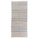 Authentic Central Anatolian Kilim with Soft Colors. Vintage Flat-Woven Cotton Carpet. 6 x 13.2 Ft (185 x 402 cm)
