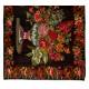 Bessarabian Vintage Hand-Woven Moldovian Wool Kilim, Unique Floral Pattern 50 years old Kilim Rug. 6.2 x 11.2 Ft (186 x 339 cm)