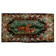 Bessarabian Vintage Hand-Woven Moldovian Wool Kilim, Unique Floral Pattern 50 years old Kilim Rug. 6.2 x 10.8 Ft (188 x 327 cm)