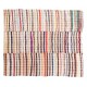 Vintage Striped Kilim (Reversible) for Home & Office,  Handwoven Turkish Rag Rug. 6.3 x 6.4 Ft (190 x 195 cm)