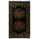 Bessarabian Vintage Hand-Woven Moldovian Wool Kilim, Unique Floral Pattern 50 years old Kilim Rug. 6.4 x 11 Ft (193 x 334 cm)