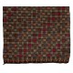 Multicolored Turkish Jajim Kilim, Vintage Flat Weave Floor Covering Made of Wool. 6.4 x 9.4 Ft (195 x 285 cm)