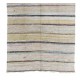 Late 20th Century Striped Double Sided Kilim, Vintage Handwoven Rug. 6.4 x 12.7 Ft (195 x 385 cm)