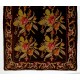 Bessarabian Vintage Hand-Woven Moldovian Wool Kilim, Unique Floral Pattern 50 years old Kilim Rug. 6.6 x 11.7 Ft (200 x 355 cm)