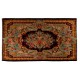 Bessarabian Hand-Woven Floral Pattern Moldovian Kilim, One-of-a-Kind 100% Sheep Wool Vintage Rug. 6.7 x 11.2 Ft (202 x 340 cm)