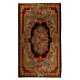 Bessarabian Hand-Woven Floral Pattern Moldovian Kilim, One-of-a-Kind 100% Sheep Wool Vintage Rug. 6.7 x 11.2 Ft (202 x 340 cm)