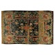 Bessarabian Hand-Woven Floral Pattern Moldovian Kilim, One-of-a-Kind 100% Sheep Wool Vintage Rug. 6.7 x 10.3 Ft (203 x 313 cm)