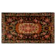 Bessarabian Hand-Woven Floral Pattern Moldovian Kilim, One-of-a-Kind 100% Sheep Wool Vintage Rug. 6.7 x 11 Ft (203 x 333 cm)