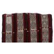 Vintage Handwoven Turkish Kilim with with Colorful Pomps, Authentic Flat-Weave Floor Covering. 6.7 x 7.9 Ft (204 x 240 cm)