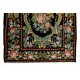 Bessarabian Hand-Woven Floral Pattern Moldovian Kilim, One-of-a-Kind 100% Sheep Wool Vintage Rug. 6.7 x 8.9 Ft (204 x 271 cm)