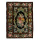 Bessarabian Hand-Woven Floral Pattern Moldovian Kilim, One-of-a-Kind 100% Sheep Wool Vintage Rug. 6.7 x 8.9 Ft (204 x 271 cm)