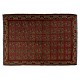 Bessarabian Hand-Woven Floral Pattern Moldovian Kilim, One-of-a-Kind 100% Sheep Wool Vintage Rug. 6.7 x 9 Ft (204 x 273 cm)