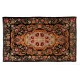 Bessarabian Hand-Woven Floral Pattern Moldovian Kilim, One-of-a-Kind 100% Sheep Wool Vintage Rug. 6.7 x 10.3 Ft (204 x 311 cm)