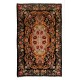 Bessarabian Hand-Woven Floral Pattern Moldovian Kilim, One-of-a-Kind 100% Sheep Wool Vintage Rug. 6.7 x 10.3 Ft (204 x 311 cm)