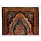 Bessarabian Hand-Woven Floral Pattern Moldovian Kilim, One-of-a-Kind 100% Sheep Wool Vintage Rug. 6.8 x 10.2 Ft (207 x 308 cm)