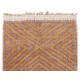 Hand-Woven Turkish Jijim Kilim, Flat Weave Wool Rug. 6.9 x 11.3 Ft (210 x 343 cm)