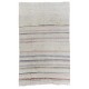 Large Vintage Banded Kilim (Reversible), Handwoven Turkish Kilim Rug. 7.3 x 11 Ft (220 x 337 cm)