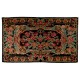 Bessarabian Vintage Hand-Woven Moldovian Wool Kilim, Unique Floral Pattern 50 years old Kilim Rug. 7.3 x 11.8 Ft (220 x 358 cm)