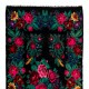Bessarabian Hand-Woven Floral Pattern Moldovian Kilim, One-of-a-Kind 100% Sheep Wool Vintage Rug. 7.6 x 16.2 Ft (230 x 492 cm)