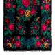 Bessarabian Hand-Woven Floral Pattern Moldovian Kilim, One-of-a-Kind 100% Sheep Wool Vintage Rug. 7.6 x 16.2 Ft (230 x 492 cm)