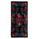 Bessarabian Hand-Woven Floral Pattern Moldovian Kilim, One-of-a-Kind 100% Sheep Wool Vintage Rug. 7.6 x 16.2 Ft (230 x 492 cm)