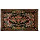Bessarabian Hand-Woven Floral Pattern Moldovian Kilim, One-of-a-Kind 100% Sheep Wool Vintage Rug. 7.7 x 12.6 Ft (233 x 382 cm)