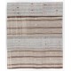 Decorative Vintage Handmade Turkish Flat-Weave Kilim Rug. 8.2 x 9.7 Ft (247 x 293 cm)