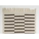 Natural Un-dyed Wool Kilim, Modern Flat-Weave Kilim Rug. Custom Options Available. 8 x 10.7 Ft (238 x 325 cm)