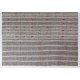 Oversize Hand-Made Vintage Turkish Striped Kilim made of Goat's Hair and Hemp. 9.7 x 13.7 Ft (295 x 417 cm)