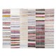 Multicolor Handwoven Turkish Kilim (Flat-Weave), Overize Double Sided Cotton Rag Rug. 12.8 x 19.7 Ft (390 x 600 cm)