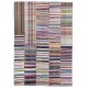 Multicolor Handwoven Turkish Kilim (Flat-Weave), Overize Double Sided Cotton Rag Rug. 13.2 x 18.9 Ft (400 x 575 cm)