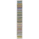 Authentic Hand-Woven Turkish Runner Kilim "Flat-Weave" with Striped Design. 2.2 x 16 Ft (65 x 488 cm)