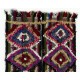 Turkish Kilim "Flat-Weave", Handwoven Vintage Rug with Geometric Design. 2.8 x 3.8 Ft (85 x 115 cm)