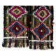 Turkish Kilim "Flat-Weave", Handwoven Vintage Rug with Geometric Design. 2.8 x 3.8 Ft (85 x 115 cm)