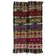 Multicolored Vintage Turkish Kilim. Bed, Floor, Sofa Cover or Wall Hanging. 3 x 4.6 Ft (90 x 140 cm)