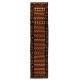 Bessarabian Vintage Hand-Woven Wool Kilim, Unique Floral Pattern Runner Kilim from Moldova. 3 x 12.4 Ft (90 x 375 cm)