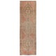 Vintage Turkish Tribal Runner Rug, Authentic Handmade Hallway Runner. 3.3 x 11 Ft (100 x 337 cm)