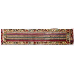 Handmade Turkish Corridor Rug, Vintage Hallway Runner. 3.3 x 14.5 Ft (100 x 440 cm)