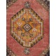 One of a Kind Tribal Oriental Rug, Vintage Handmade Turkish Carpet. 3.5 x 6 Ft (106 x 183 cm)